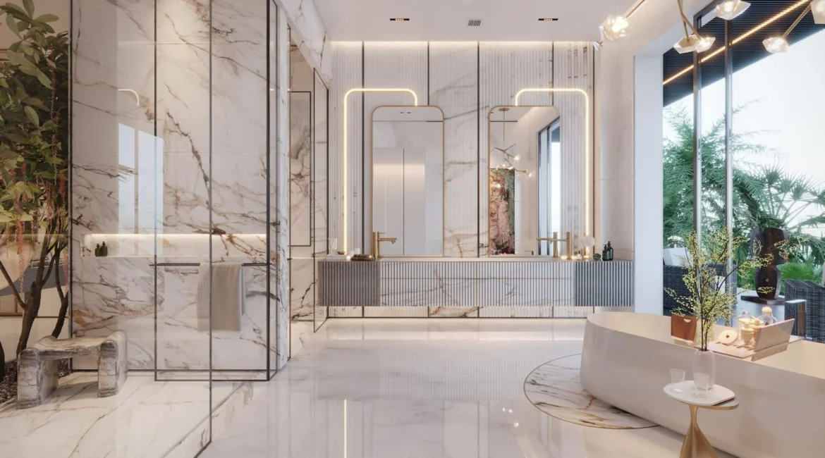 A Calm Bathroom Palette — design inspiration